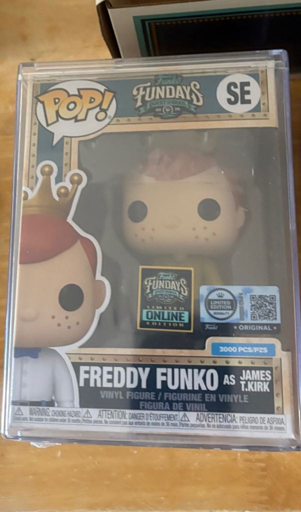 Fundays 2026 Funko Pop! Freddy Funko as James T. Kirk - Limited Edition