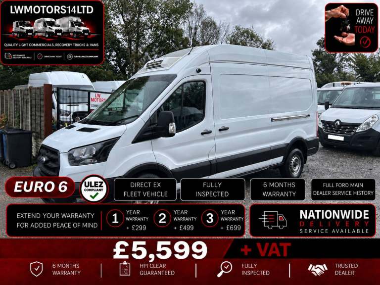 FORD TRANSIT 2.0 ECOBLUE LEADER L3H3 LWB THERMO KING FRIDGE FREEZER 2022 22 REG