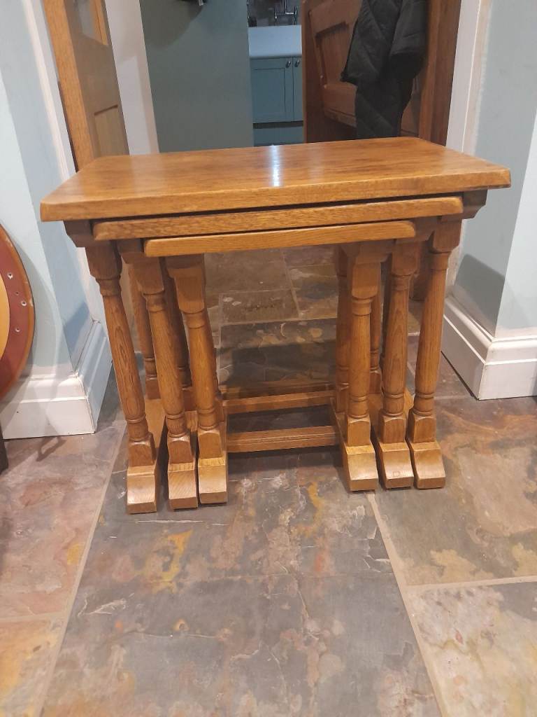 Oak Nest of Tables
