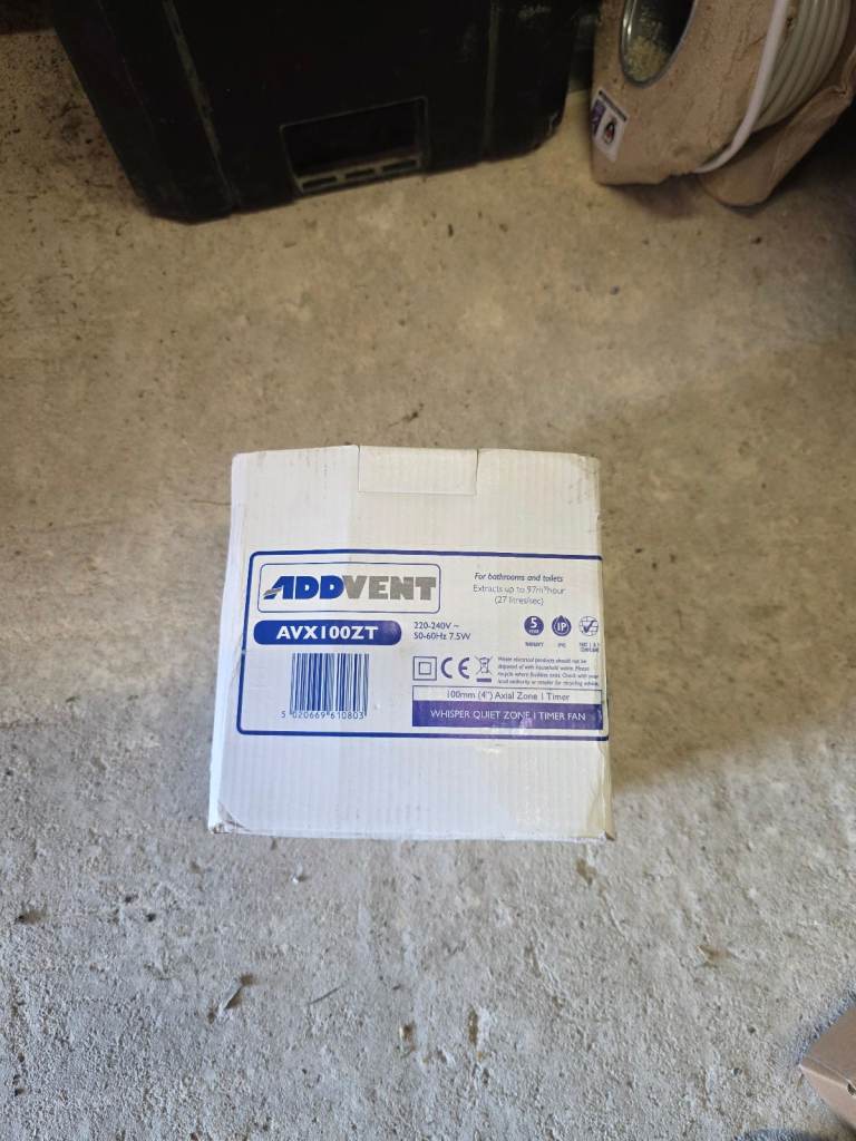 Addvent extractor fan 