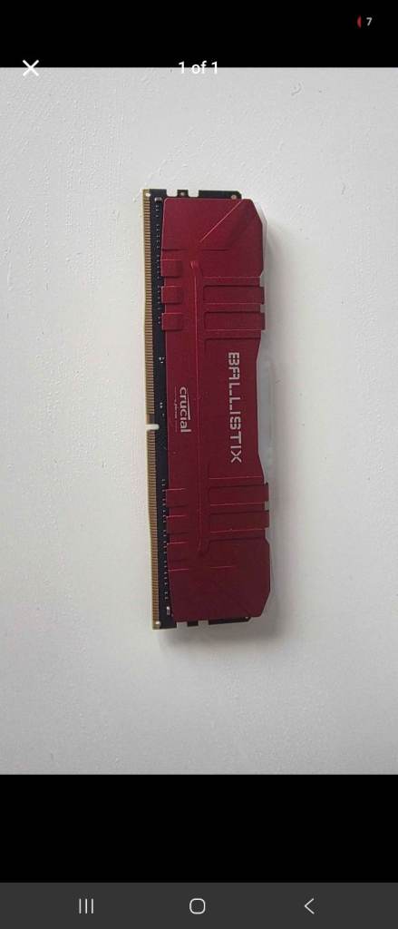 Crucial Ballistix Red RGB DDR4 2X8GB 3600Mhz