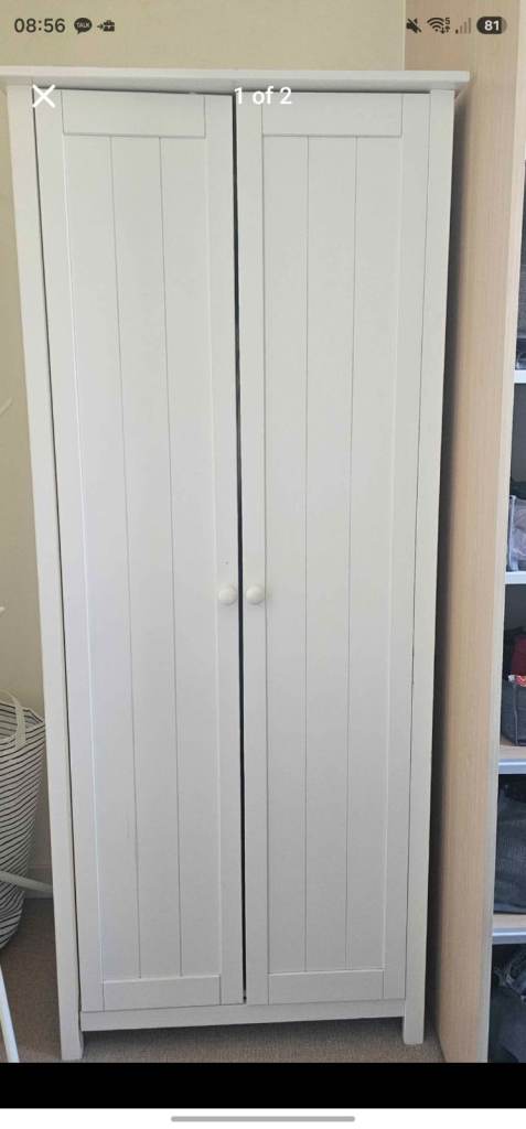 FREE! White MDF Wardrobe - need to be gone ASAP