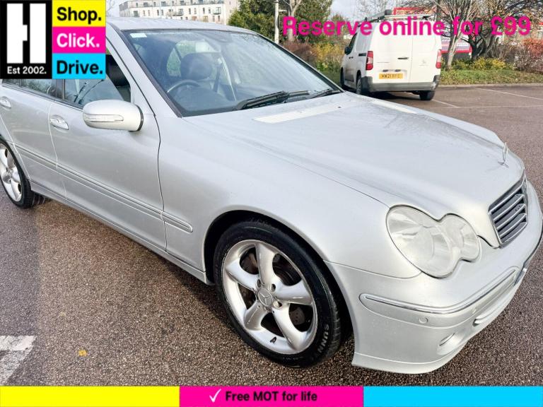 2006 Mercedes-Benz C Class 1.8 C180 Kompressor Avantgarde SE Saloon 4dr Petrol Automatic (193 g/k...