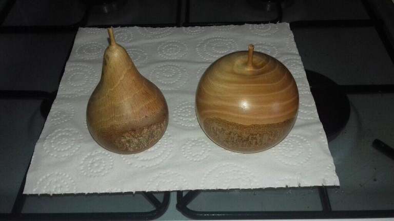 Selection of wooden ornaments 