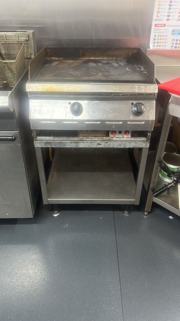 Gas fryer and grill for sale 