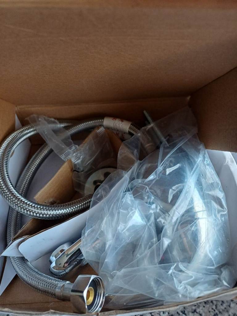Lowther Basin Mixer Tap - Solid Brass with Chrome Finish, Brand New
