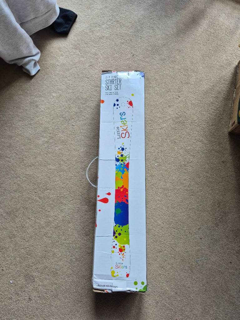 Little Skiers skis and poles set (0-4 Years)