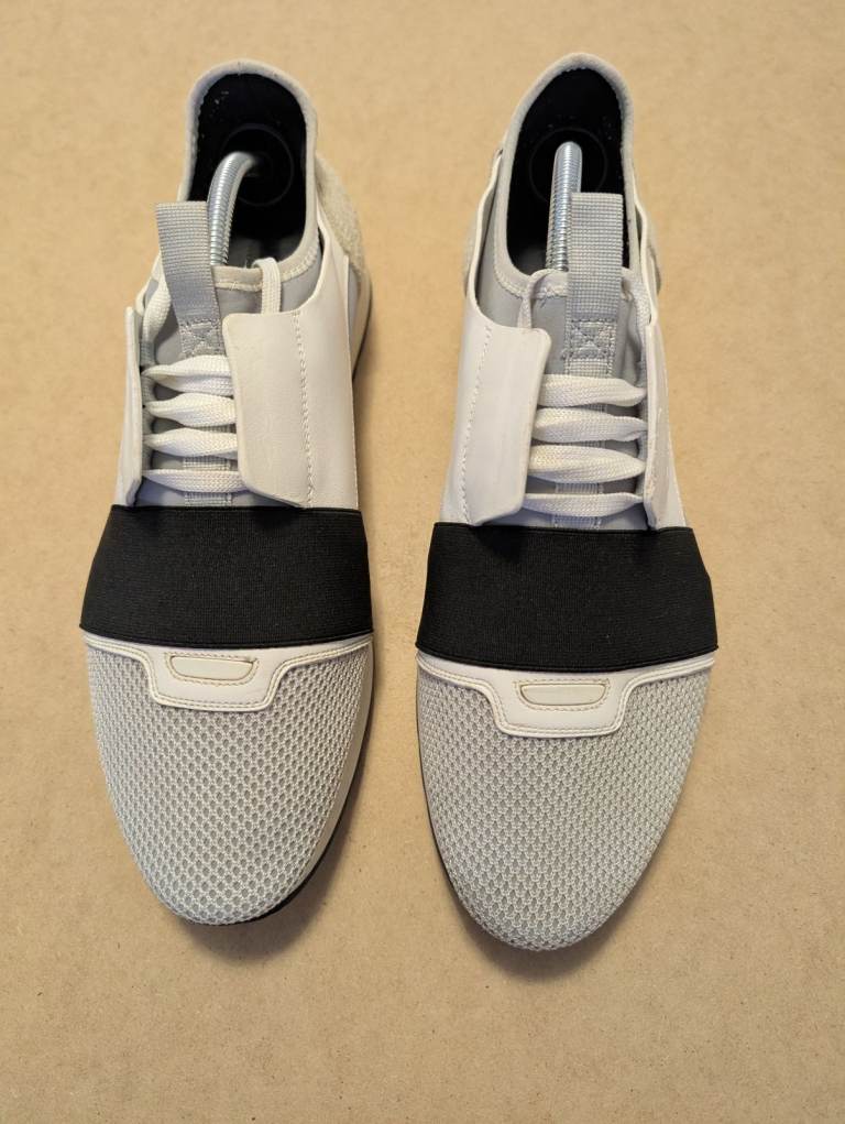 Mens Balenciaga Race Runners white Size 10.5