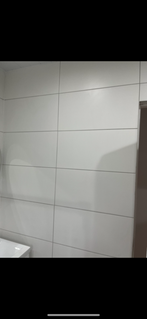 image for 60 x 30 cm satin white wall tile 