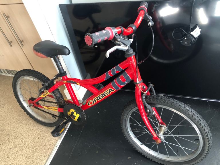 Boys kids Orbea bike 18” 4-7yrs