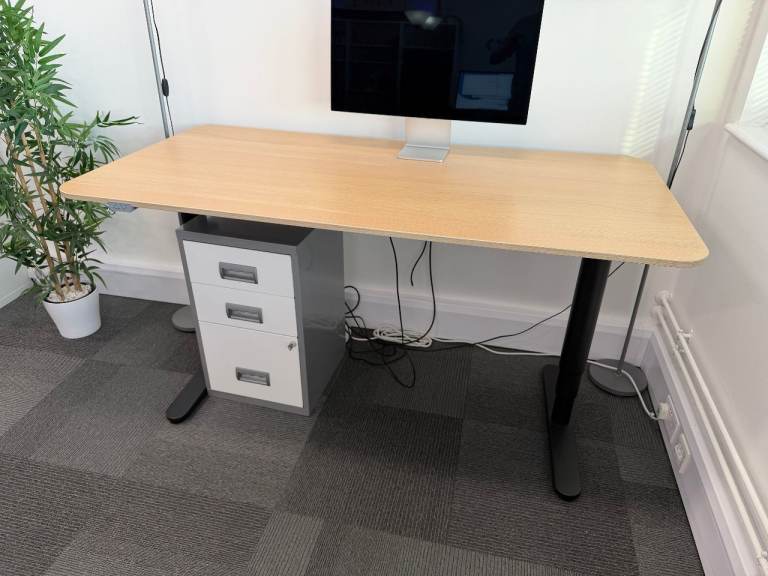IKEA BEKANT height-adjustable sit/stand desk