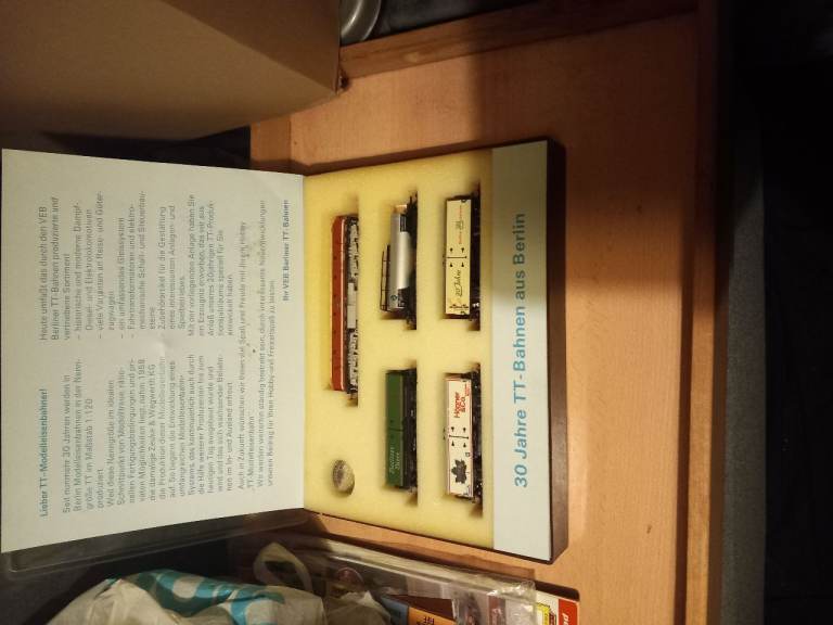 Train set boxed plus loose engines ect  TT. Gauge