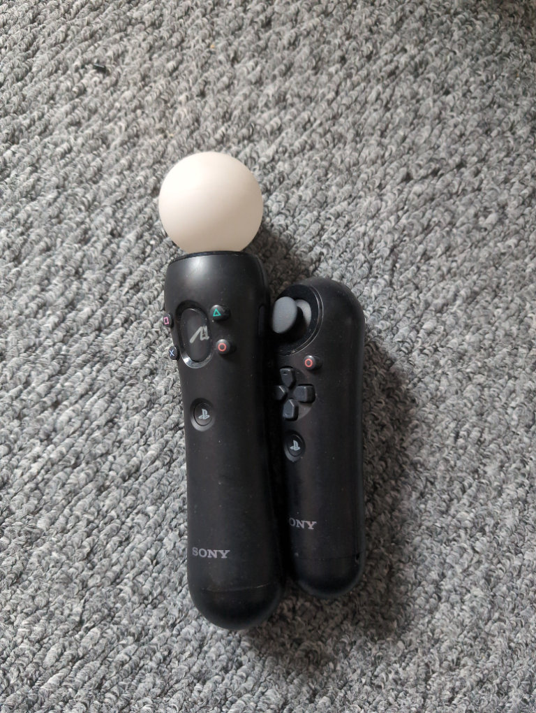 Playstation 3 and 4 move sticks and controller 