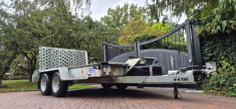 IFOR WILLIAMS PLANT TRAILER GH106 10X6 MACHINE DIGGER DUMPER ROLLER BUILDER GX