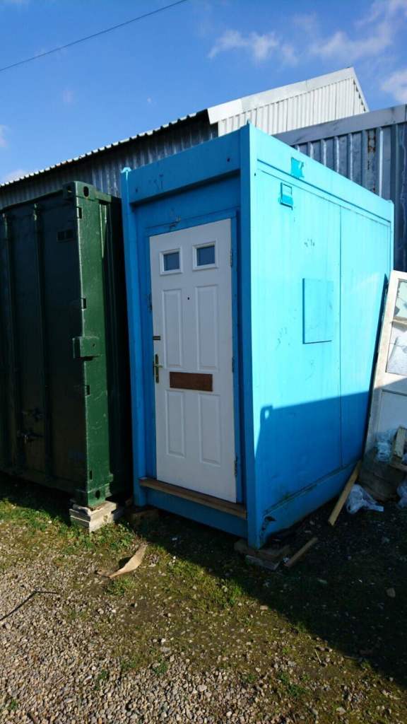 8ft x 4ft Ticket Booth Storage Container Unit (Office, Work Space)