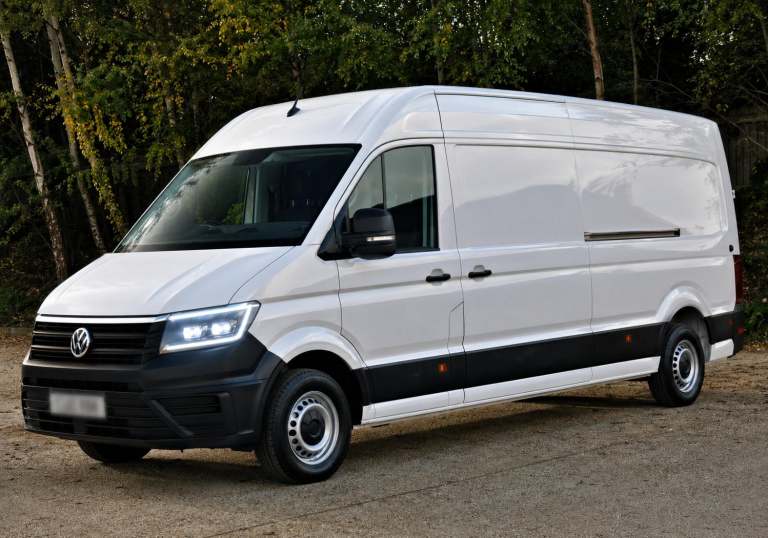 VOLKSWAGEN CRAFTER 177HP AIRCON LWB RWD HIGHROOF XENONS EURO 6 White Manual Die