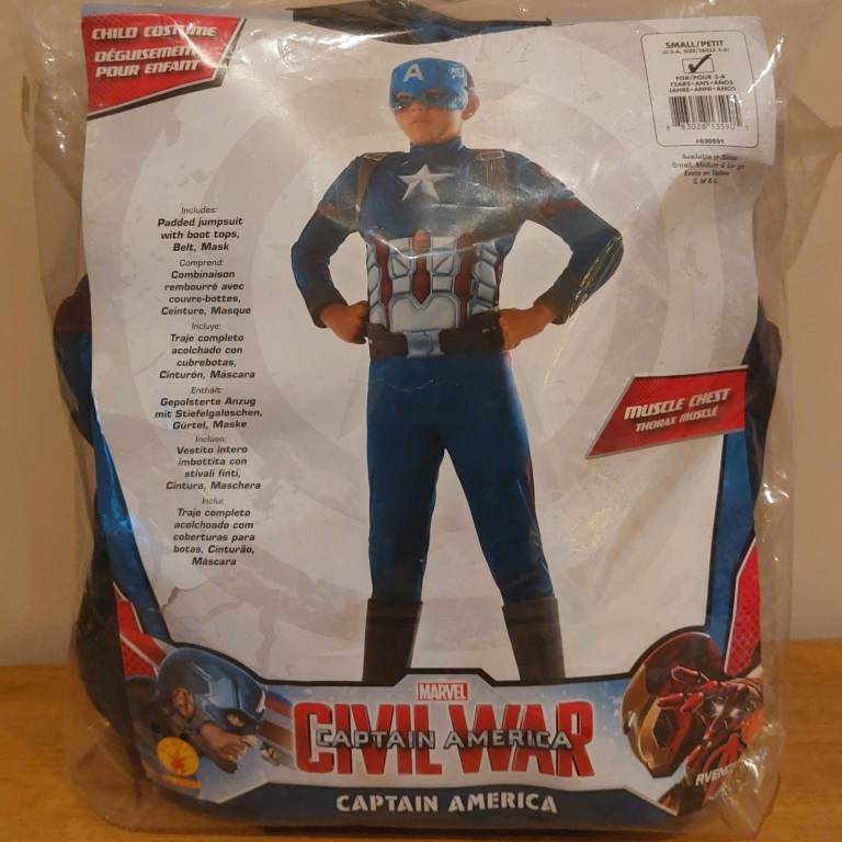 NEW Rubie's Costume Captain America: Civil War Deluxe 620591