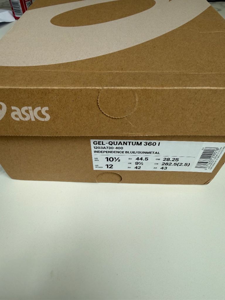 Asics GEL-QUANTUM 360 I Trainers – Blue, UK Size 10.5, Brand New