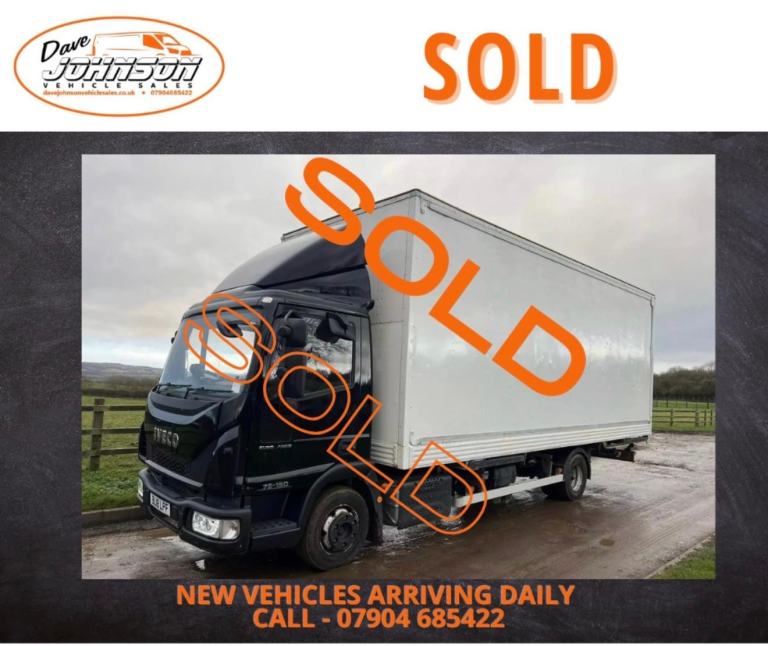 IVECO EUROCARGO BOX LORRY 75-160 EURO 6 2018 ( 18 ) 