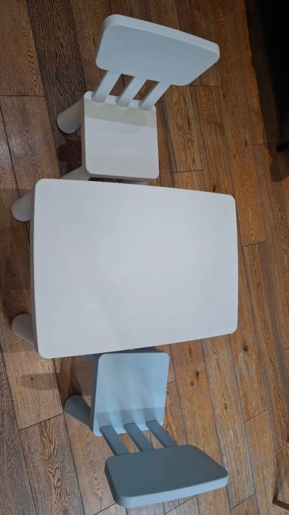 IKEA MAMMUT table and chairs set