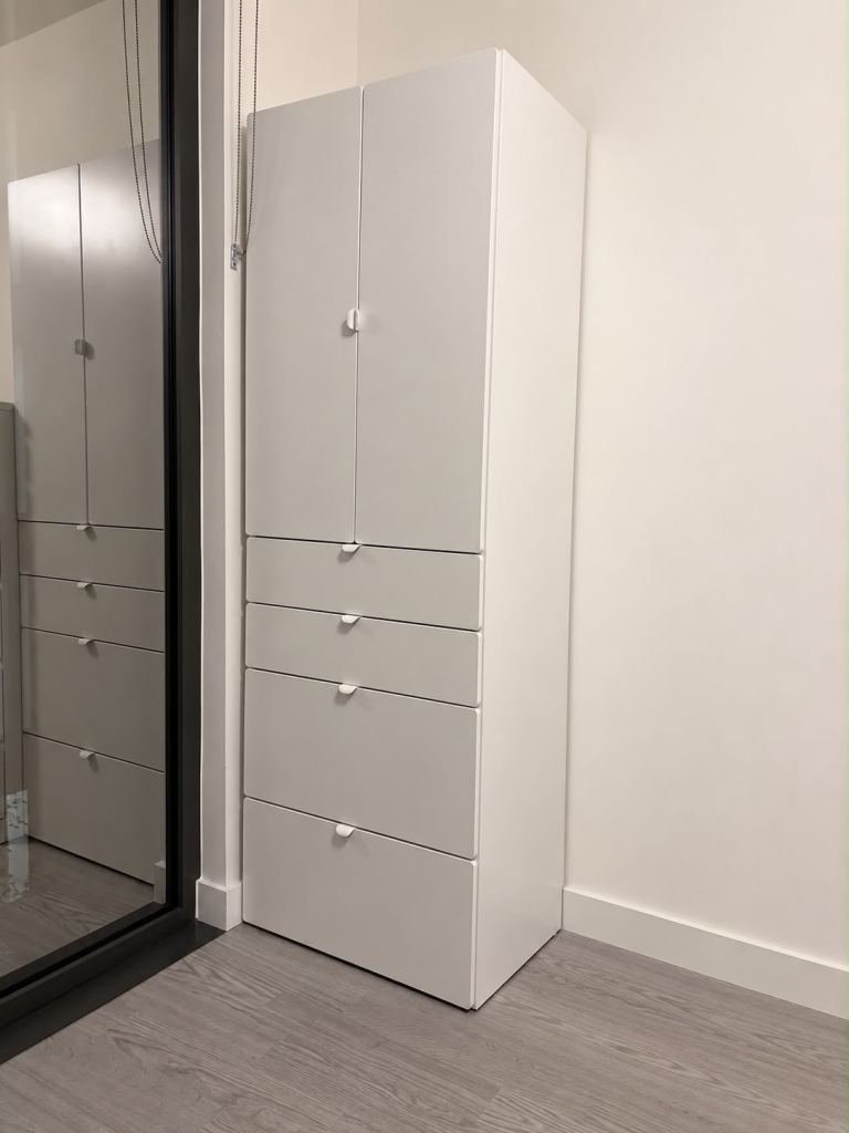 IKEA White Wardrobe with 4 Drawers