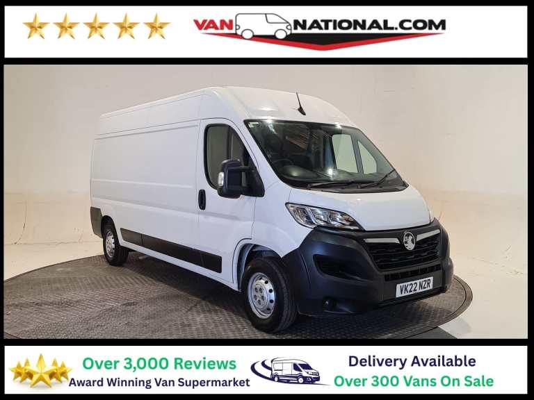 2022 Vauxhall Movano 2.2 CDTI 3500 BITURBO EDITION L3 H2 140 BHP LWB Panel Van Diesel Manual