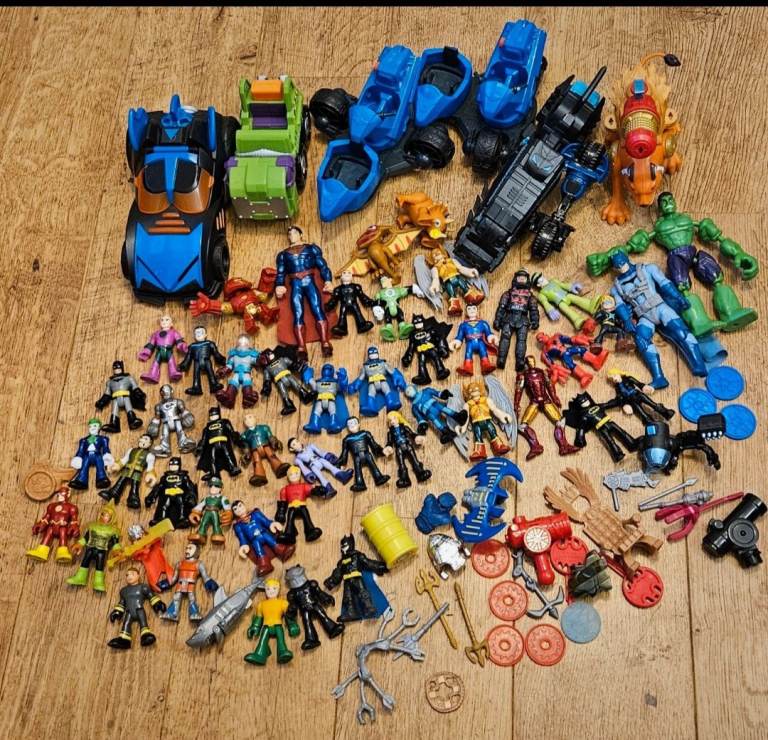 Imaginext bundle joblot figures & vehicles 