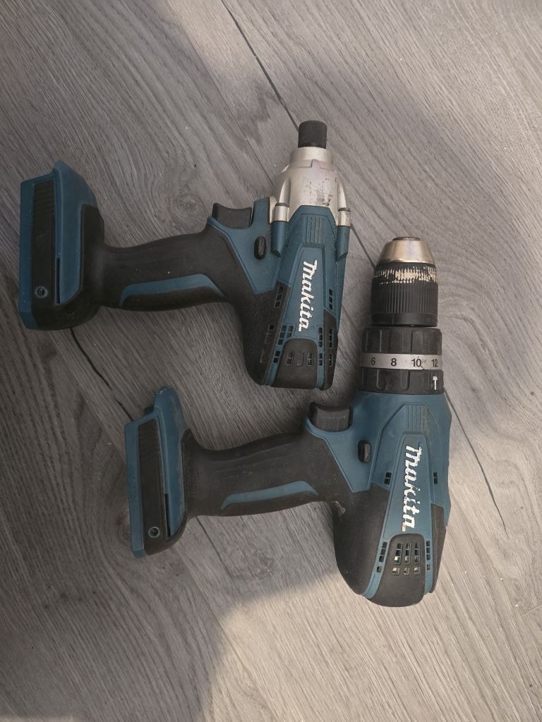 Makita Drill and Impact Driver - Good Condition - Fast UK Dispatch
