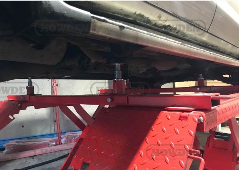 Beam For Lifting Jeep On Scissor Lift (SET)