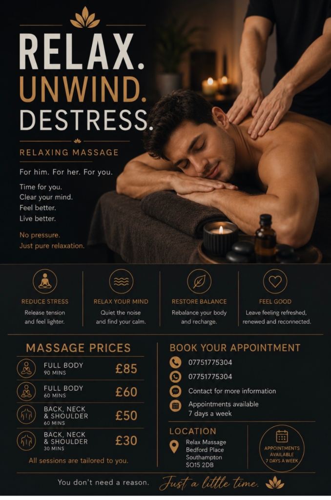 Swedish Relaxing Massage 