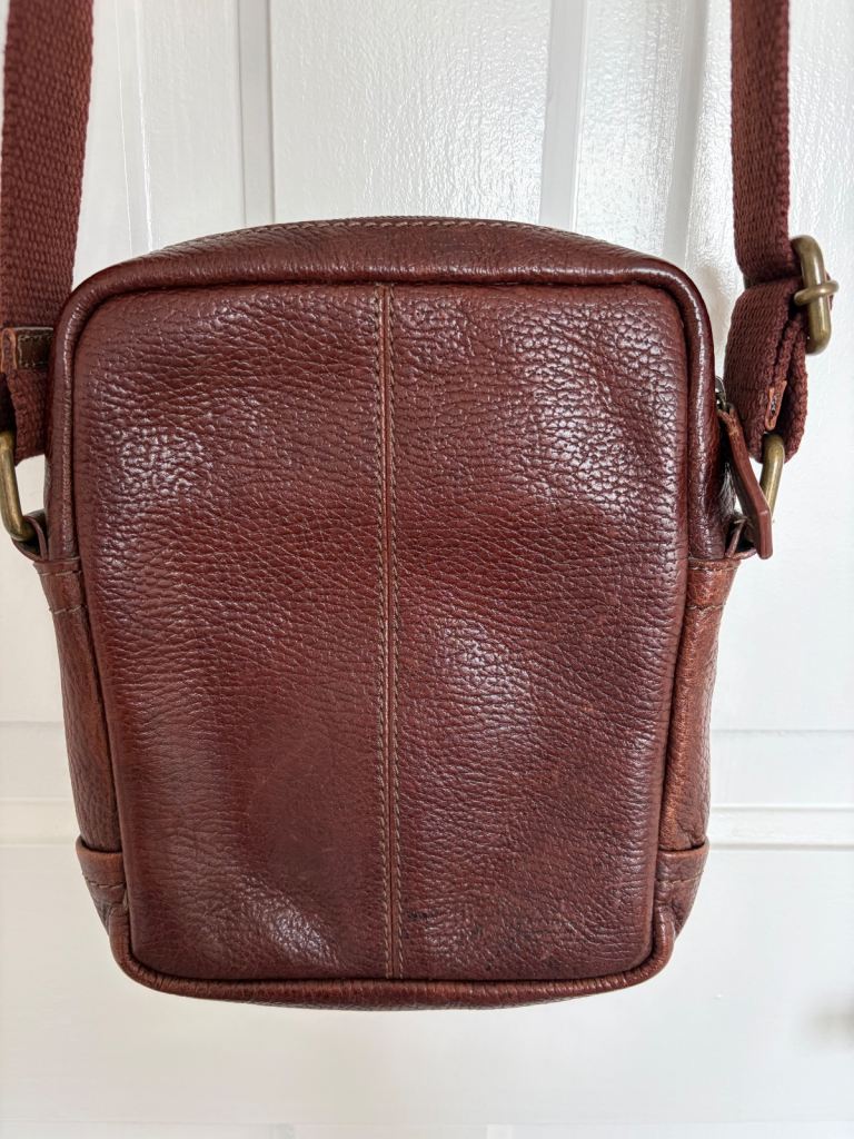 John Rocha Man’s or Unisex Cross body leather bag