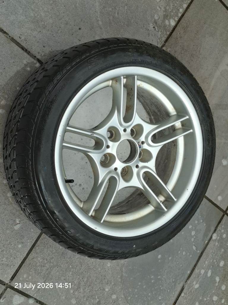 Bmw alloy wheel and tyre