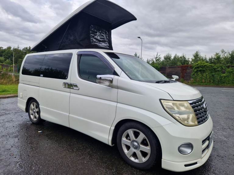 Nissan Elgrand Campervan Brand New Conversion Great Spec, Solar, Low Mileage,  Air con        