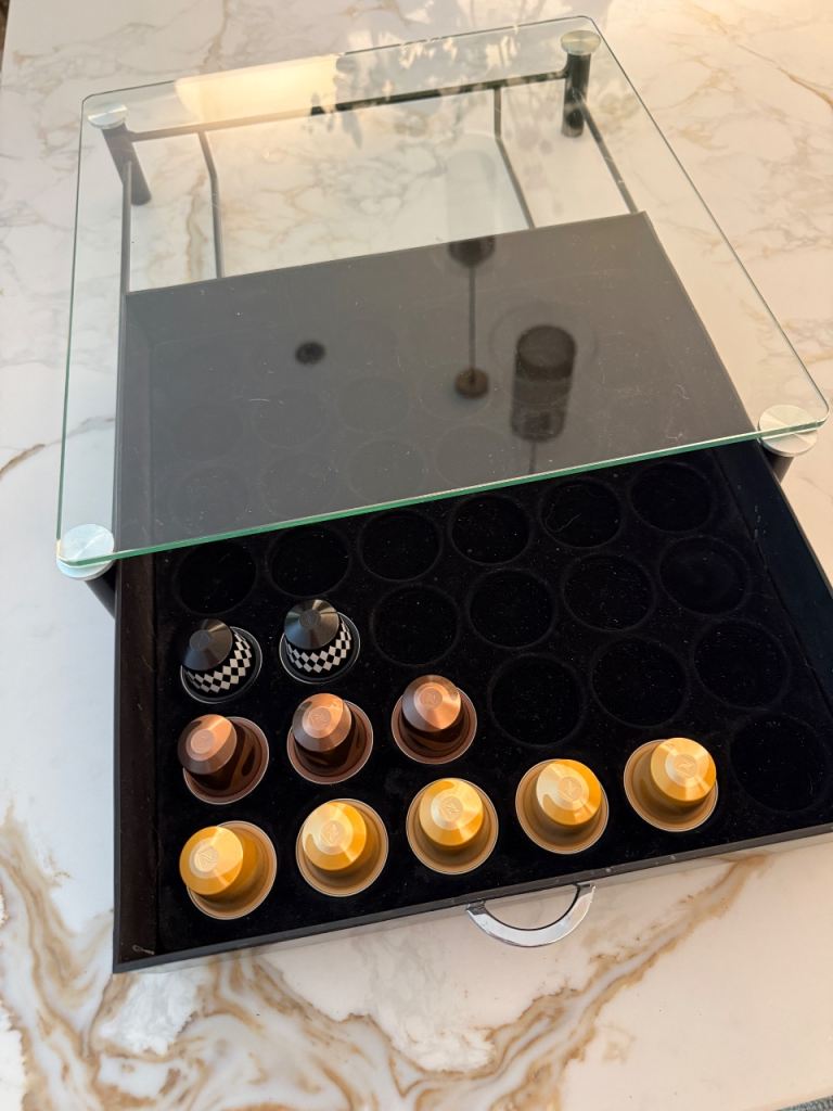 Nespresso Coffee Pod Holder with Glass Top – As Good As New