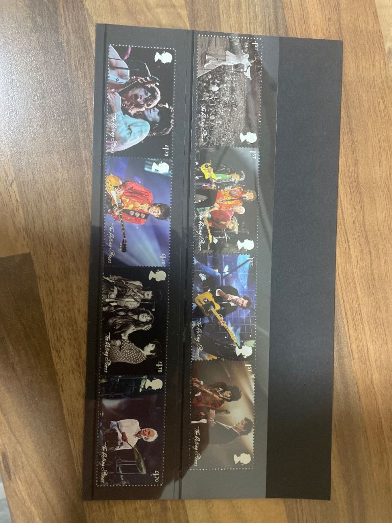 Rolling Stones stamps 