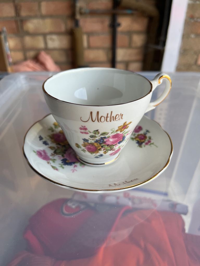 Vintage 'Mother' Teacup and Saucer – 