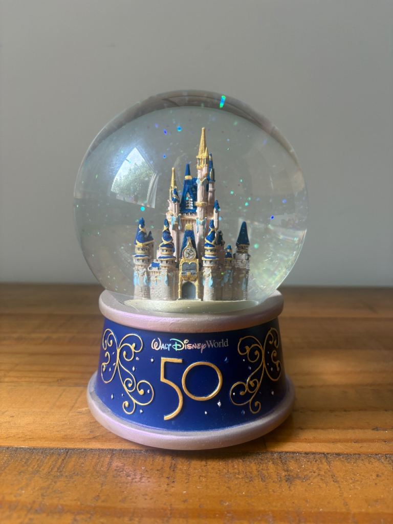 Disney world snow globe with music 