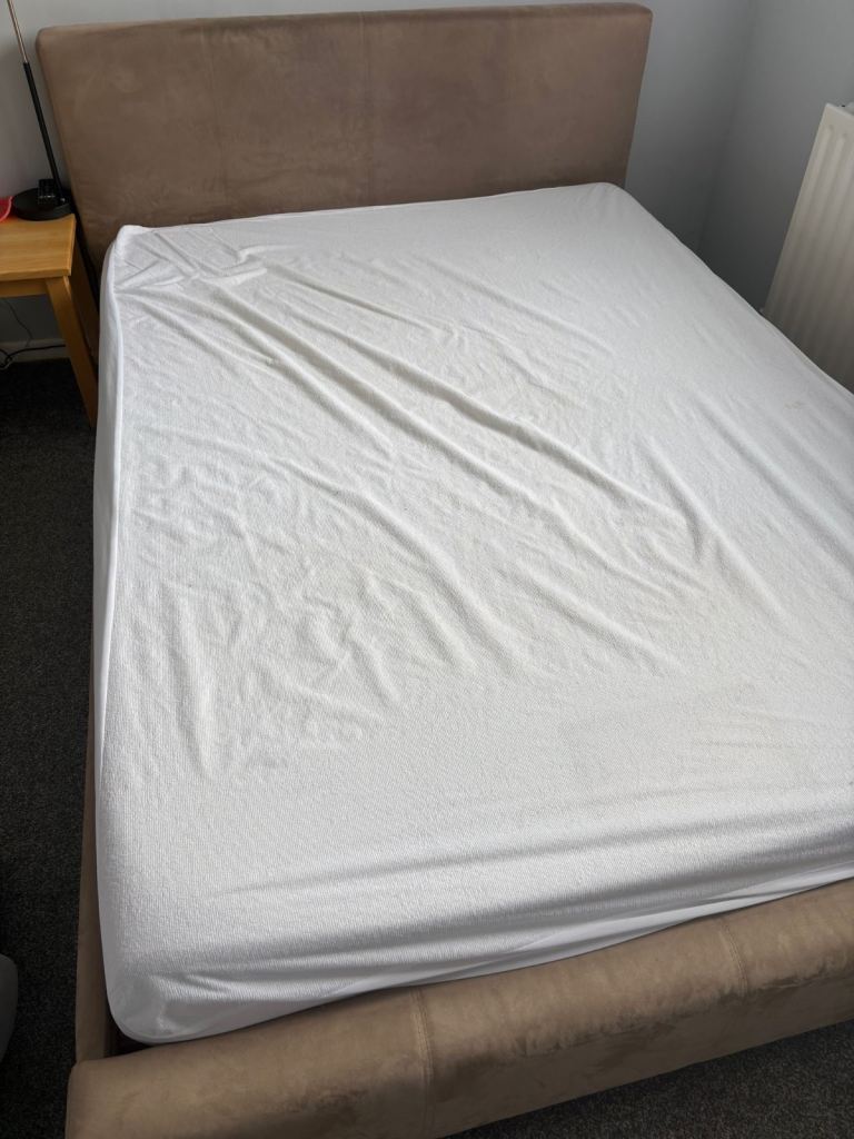 Double bed and mattress