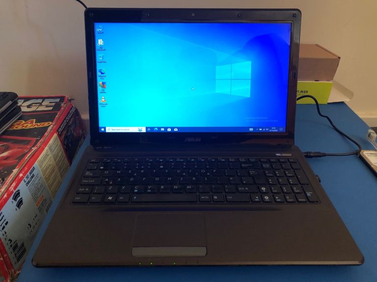 Asus K52F Notebook Laptop With Windows 10 In Black & Brown Colour