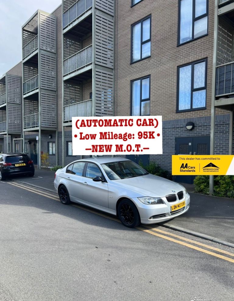 ULEZ FREE—BMW 3 SERIES 2.0i SALOON (AUTOMATIC CAR)—New M.O.T.