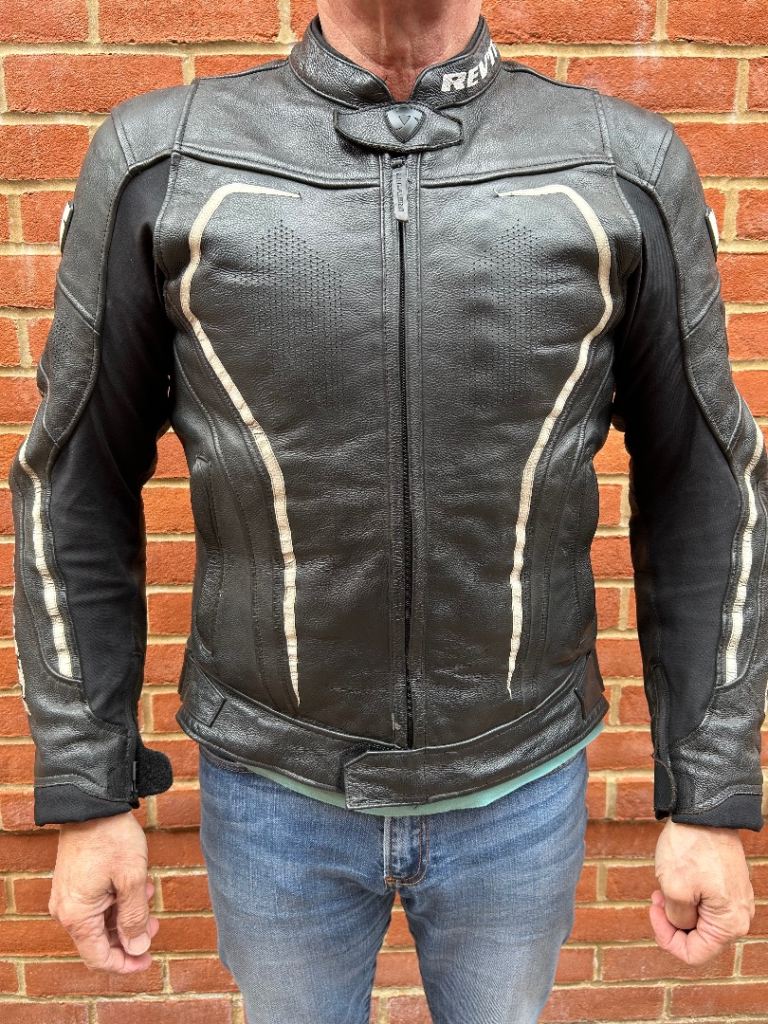 REVIT Black leather jacket