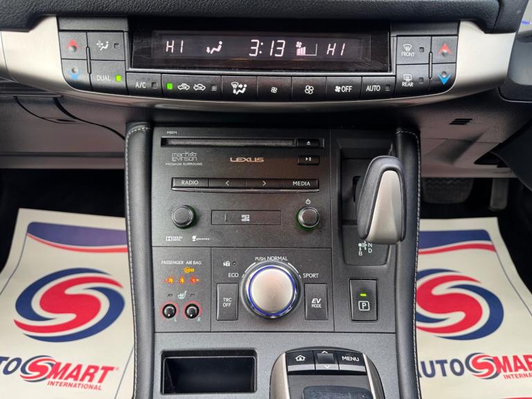 2014 Lexus CT 200h 1.8 Premier 5dr CVT Auto HATCHBACK Petrol/Electric Hybrid Automatic