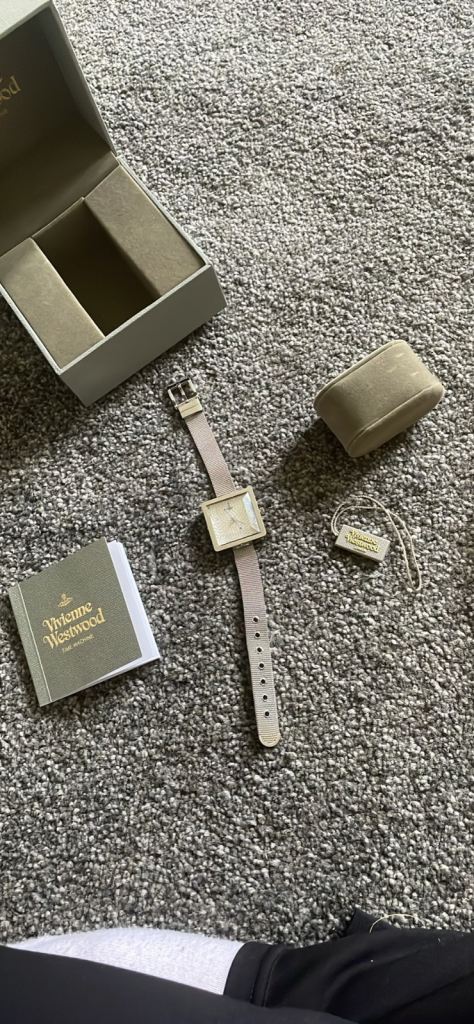 Vivienne Westwood Square Face Watch - Silver, As Good As New