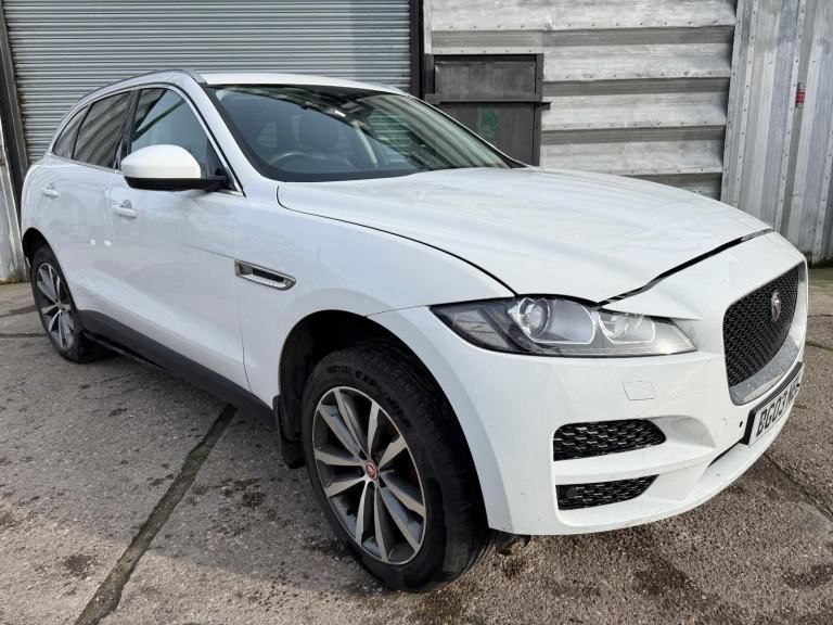 2018 18 REG JAGUAR F-PACE 2.0 PORTFOLIO AUTO AWD DAMAGED REPAIRABLE SALVAGE