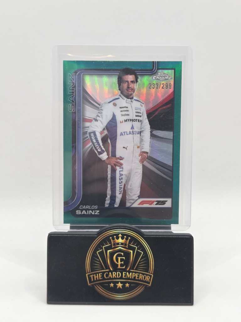Carlos Sainz (Atlassian Williams Racing) 233/299 Topps Chrome F1 2025