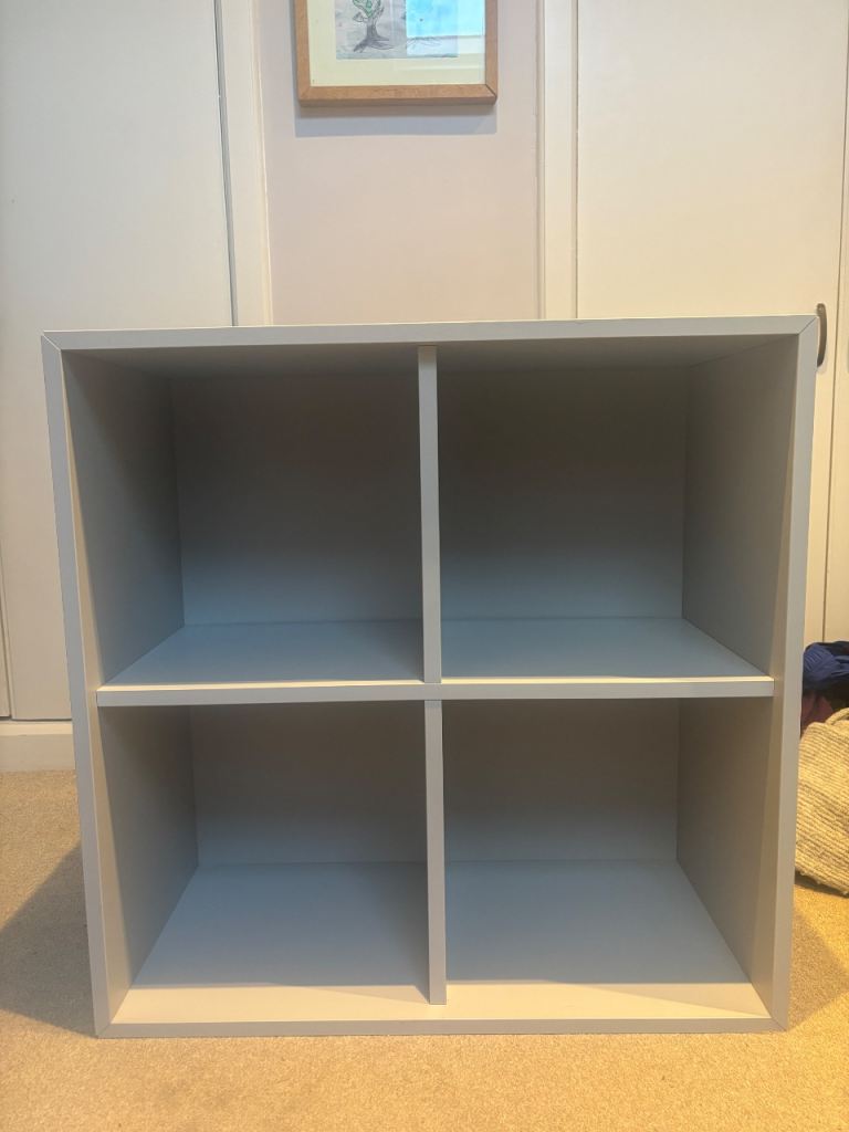 IKEA kallax shelving unit grey