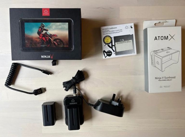 Atomos Ninja V Monitor & Accessories – As Good As New