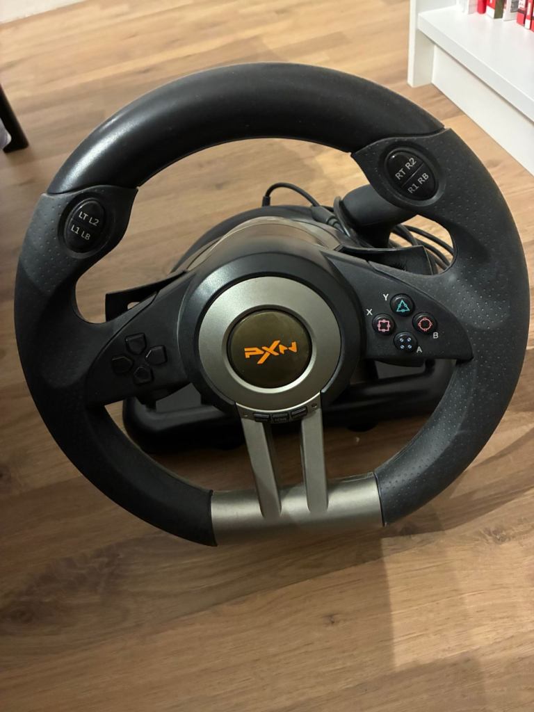 PXN V3 PRO Gaming Steering Wheel and Pedals