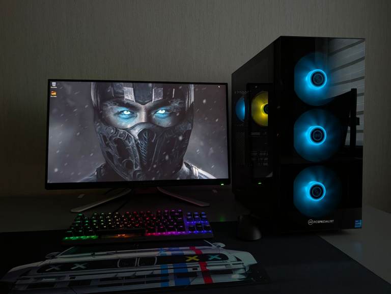 Full Setup Intel Core i7 Gaming PC – RTX 12GB | MSI | Gigabyte | 27" Monitor | Ideal Christmas gift