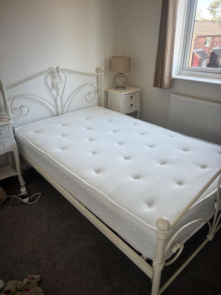small double bed frame and mattress 